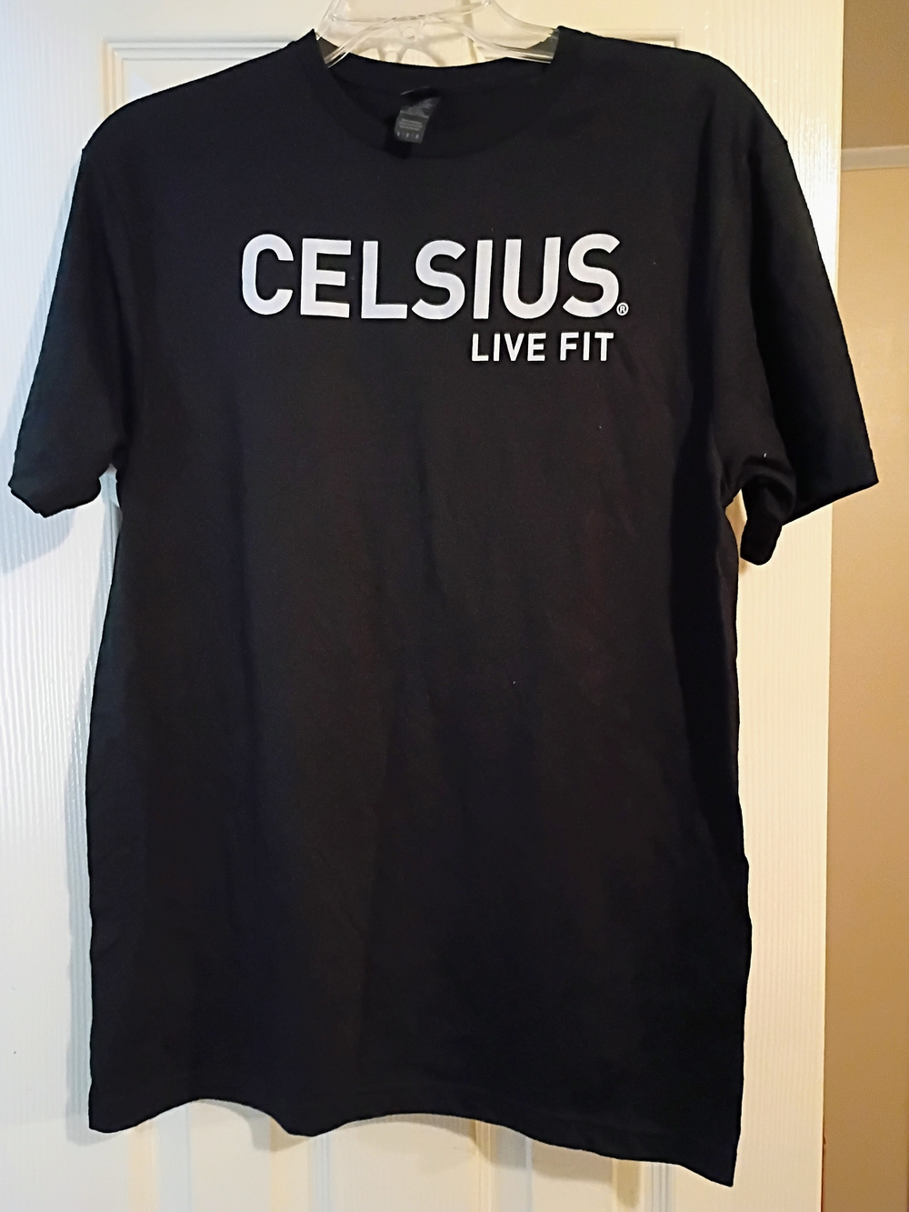Live Fit Men's Black Logo T-Shirt